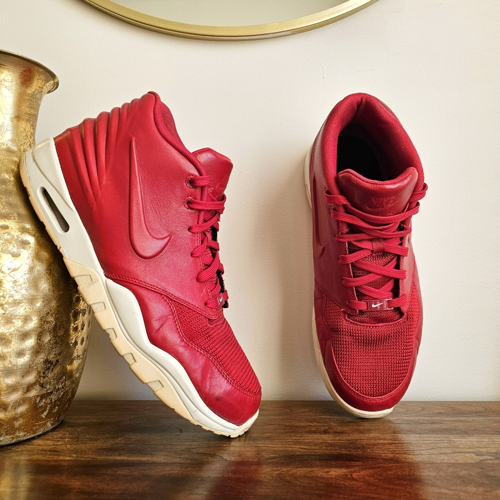 Nike Men's Air 2015 Entertrainer 'Gym Red' Trainer Sneakers Shoes Size 20 - Picture 2 of 16